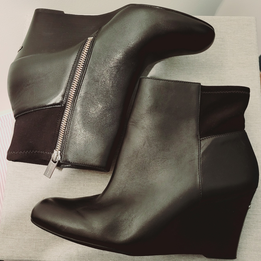 Michael Kors Wedge Ankle Booties w/ Zipper